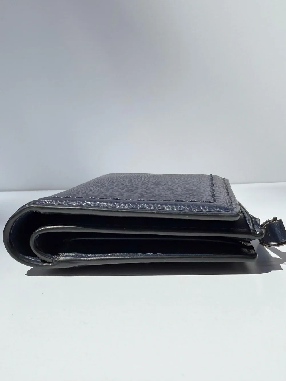 Kate Spade New York Navy Leather Embellished Continental Wallet